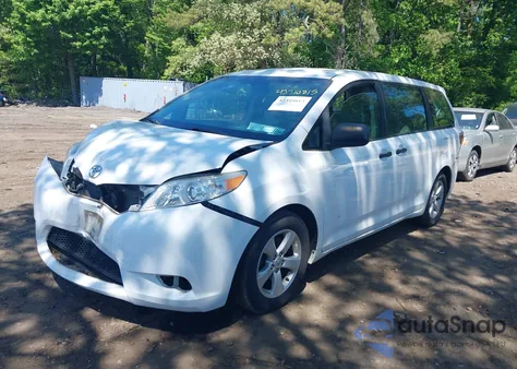 2015 Toyota Sienna L from USA, damaged, VIN 5TDZK3DCXFS640245